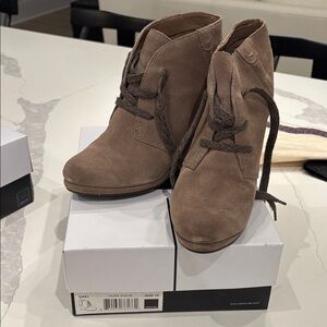 Dolce Vita Taupe Ankle Booties